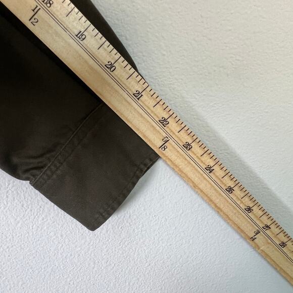 VTG Lauren Ralph Long Sleeve Snap Button Utility Shacket Women's M Olive Green - Picture 12 of 12